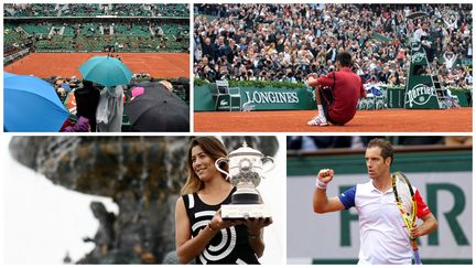 Roland-Garros aura été marqué par la pluie, les sacres de Novak Djokovic et Garbine Muguruza et le bon parcours de Richard Gasquet