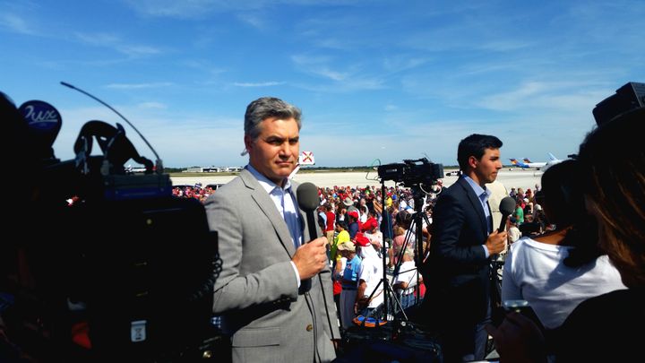 Jim Acosta, journaliste de CNN, suit la campagne de Donald Trump (RADIO FRANCE / BENJAMIN ILLY)