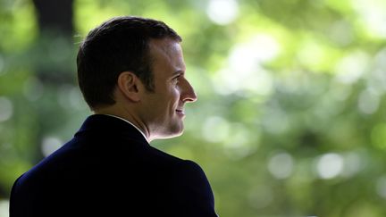 Le président élu Emmanuel Macron, le 10 mai 2017 à Paris. (ERIC FEFERBERG / AFP)