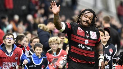 Mathieu Bastareaud, déjà de retour à Lyon quelques mois après son départ pour New York (JEFF PACHOUD / AFP)