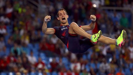 &nbsp; (Renaud Lavillenie pendant la finale © REUTERS / Kai Pfaffenbach)