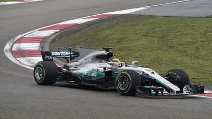 Le pilote Mercedes Lewis Hamilton (WANG ZHAO / AFP)