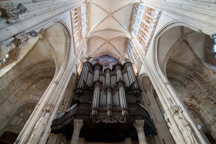 The organ of the Saint-Ouen abbey in Rouen, a "wonder" signed Aristide Cavaillé-Coll.  (JORGE LASCAR / WIKIMEDIA COMMONS)