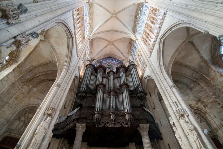 L'orgue de l'abbatiale Saint-Ouen à Rouen, une "merveille" signée Aristide Cavaillé-Coll. (JORGE LASCAR / WIKIMEDIA COMMONS)