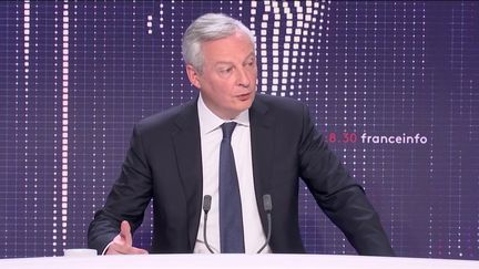 Bruno Le Maire,&nbsp;ministre de l'Économie était l'invité du "8h30&nbsp;franceinfo", mercredi 24&nbsp;novembre 2021. (FRANCEINFO / RADIOFRANCE)