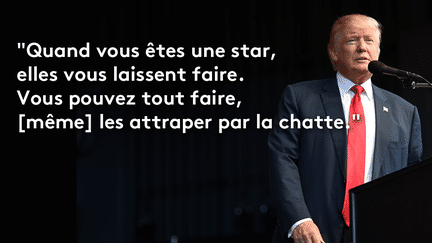 En 2005 dans un enregistrement tourné par NBC, révélé par le "Washington Post" le 7 octobre 2016. (AFP)