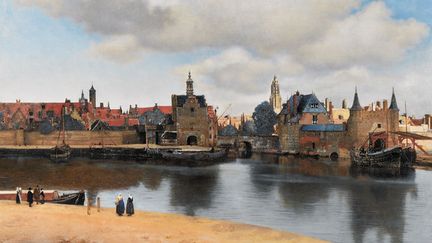 "Vue de Delft" (1860-1861) par Jan Vermeer (détail)
 (Citadelles et Mazenod)