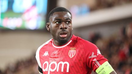 Youssouf Fofana during the Ligue 1 match Monaco - Lille on April 24, 2024. (DYLAN MEIFFRET / MAXPPP)