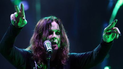 Ozzy Osbourne, chanteur de Black Sabbath, durant la tournée Reunion Tour, le 11 octobre 2013 (Sao Paulo, Brésil)
 (JF DIORIO / AGÊNCIA ESTADO / AFP)