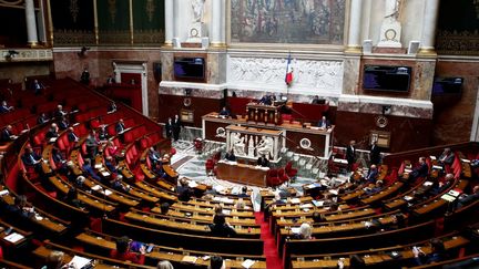 L'Assemblée nationale, le 12 mai 2020. (GONZALO FUENTES / POOL / AFP)