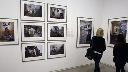 L'exposition de la photographe palestinienne Ahlam Shibli au Jeu de Paume (Paris), série "Death" (juin 2013)
 (Rémy de la Mauvinière / AP / SIPA)