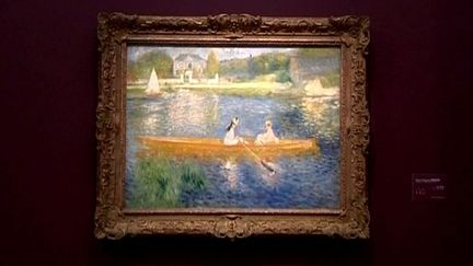 Pierre-Auguste Renoir, La Seine à Asnières dit La Yole, vers 1879
 (Culture box / France 3)