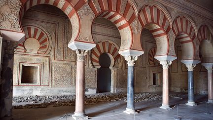 La salle de réception royale dans le palais de Medina Azahara, près de Cordoue en Andalousie (sud de l'Espagne). (AFP - MANUEL COHEN)