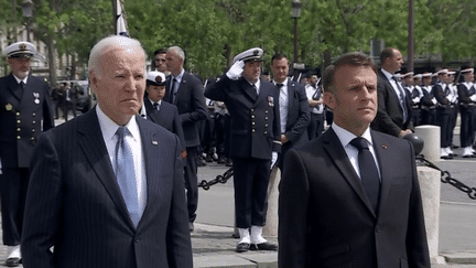 Visite d'État de Joe Biden en France : Emmanuel Macron a déployé les grands moyens (franceinfo)