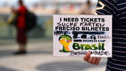 L'affaire des billets aura fait parler durant ce Mondial au Brésil. (GABRIEL BOUYS / AFP)