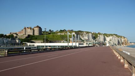 La ville de Dieppe (Seine-Maritime) le 23 juillet 2019. (GILLES TARGAT / AFP)