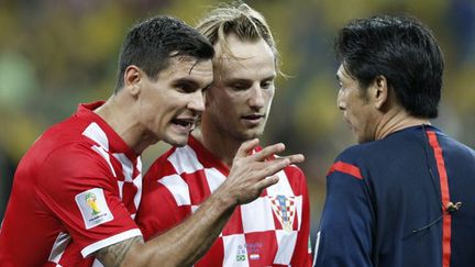 Dejan Lovren, le défenseur croate, était très remonté contre l'arbitre du match d'ouverture du Mondial