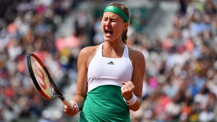 Kristina Mladenovic a atteint les quarts de finale en compagnie de Caroline Garcia.  (MUSTAFA YALCIN / ANADOLU AGENCY)