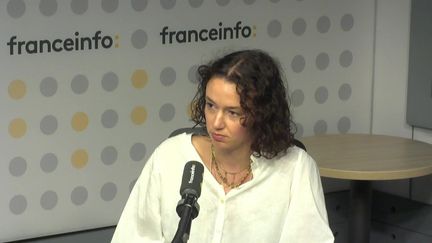 Maëlle Nizan, présidente de la Fage, invitée sur franceinfo le 4 septembre 2024. (FRANCEINFO / RADIO FRANCE)