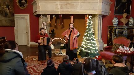 Le château d'Aulteribe dans le Puy-de-Dôme en Auvergne, propose notamment des séances "Conteries et gourmandises", lors de l'événement "Contes & Monuments". (SOPHIE GROLET)