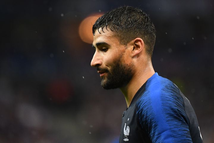 Nabil Fekir, meneur de jeu des Bleus, lors du match France-Irlande, le 28 mai 2018 au Stade de France. (FRANCK FIFE / AFP)