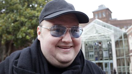 Kim Schmitz alias Kim Dotcom, le fondateur de Megaupload, &agrave; Auckland (Nouvelle-Z&eacute;lande), le 29 f&eacute;vrier 2012. (SIMON WATTS / REUTERS)