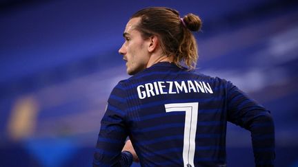 Antoine Griezmann lors du match France-Ukraine le 24 mars 2021. (FRANCK FIFE / AFP)