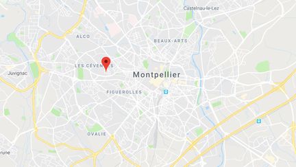 La cité Astruc à Montpellier.&nbsp; (GOOGLE MAPS / FRANCETV INFO)