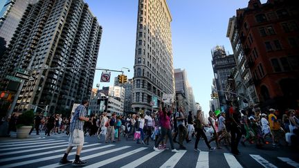 L'immeuble "Flatiron" de New York, 14 juillet 2013 (MARIO TAMA / GETTY IMAGES NORTH AMERICA)