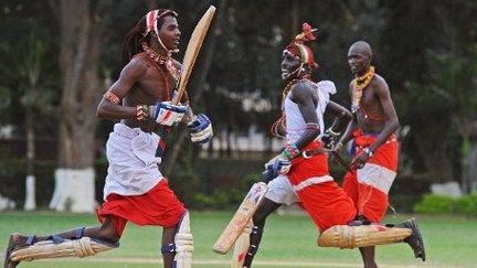 Mombasa, au Kenya (5 mars 2012): l'équipe des Massaï Warriors. (AFP)