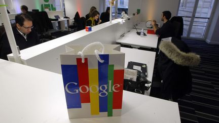 Les bureaux de Google France lors de leur inauguration, le 6 d&eacute;cembre 2011, &agrave; Paris.&nbsp; (JACQUES BRINON / AP / SIPA)