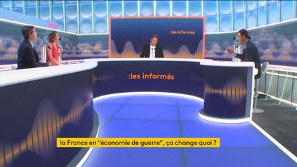 Le plateau des informés du matin du mardi 14 juin 2022. (CAPTURE ECRAN / FRANCEINFO)