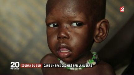 Capture d'écran d'un reportage au Soudan du Sud diffusé le 22 mai 2017 sur France 2. (FRANCE 2)