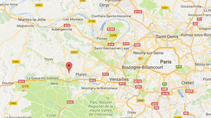 Le corps de l'enfant de 12 ans a été découvert au domicile familial à Villiers-Saint-Frédéric&nbsp;(Yvelines),&nbsp;le 21 mars 2018. (RADIO FRANCE / FRANCEINFO)