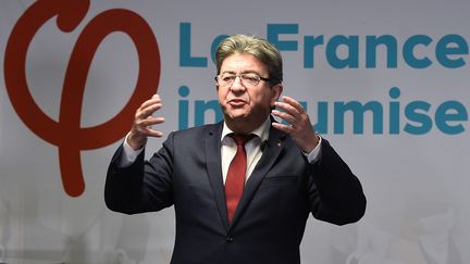 Le leader de La France insoumise, Jean-Luc Mélenchon, à Marseille, le 19 janvier 2018. (AFP)