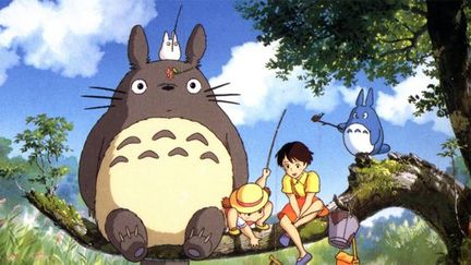 "Mon Voisin Totoro" de Hayao Miyazaki, dont le personnage sert de logo au studio de cinéma d'animation Ghibli, co-fondé par Miyazaki. 
 (Ghibli)