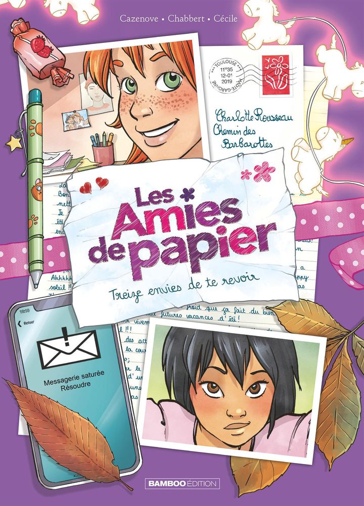 "Les amies de papier", Cazenove, Chabbert, Cécile&nbsp; (BAMBOO EDITION)