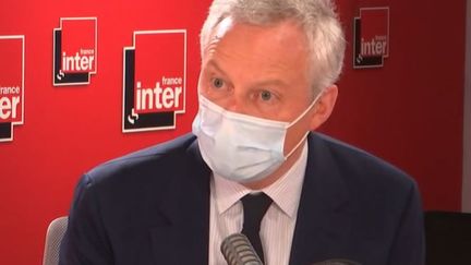 Bruno Le Maire était l'invité de France Inter vendredi 30 juillet.&nbsp; (FRANCE INTER)