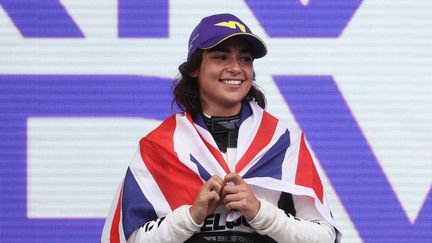 Jamie Chadwick a remporté, pour la deuxième fois d'affilée, le championnat W Series, le 24 octobre. (CHRIS GRAYTHEN / GETTY IMAGES NORTH AMERICA)