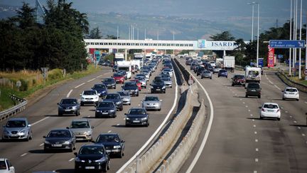 L'A7, dite "Autoroute du soleil", le 6 juin 2013. (JEAN-PIERRE CLATOT / AFP)