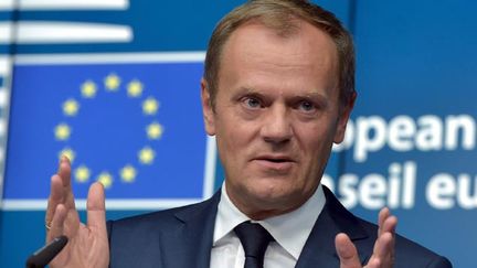 &nbsp; (Donald Tusk veut que le sommet de la zone euro se prolonge jusqu'à une décision © REUTERS | Eric Vidal)