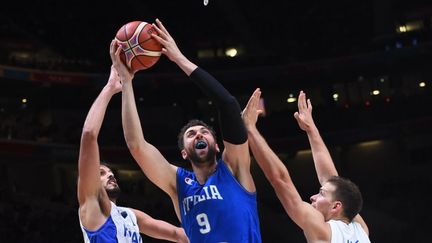 Andrea Bargnani, "l'énigme" du basket italien (EMMANUEL DUNAND / AFP)