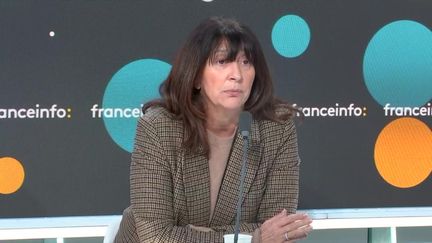 La productrice Anne Marcassus, le 26 mars 2024. (FRANCEINFO / RADIO FRANCE)