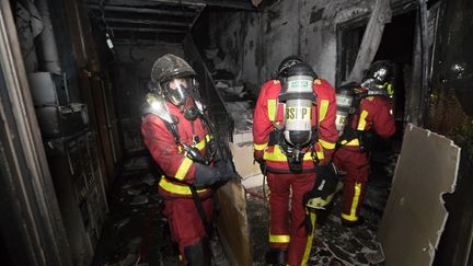 Au total, 66 sapeurs-pompiers sont intervenus pour éteindre le feu. (P. BURNER / POMPIERS DE PARIS)