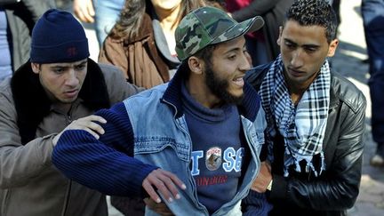 Militant islamiste ayant participé à l'attaque de l'Institut des langues Bourguiba
 (FETHI BELAID / AFP)