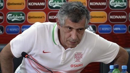 Le sélectionneur du Portugal, Fernando Santos (ALEXANDER NEMENOV / AFP)