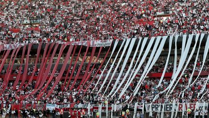 Le Monumental ne verra pas le Superclasico ce dimanche (ALEJANDRO PAGNI / AFP)