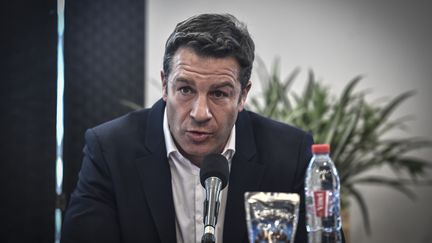 Thomas Lombard,&nbsp;directeur général du Stade Français Paris Rugby. (STEPHANE DE SAKUTIN / AFP)