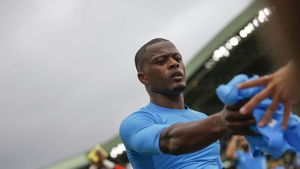 Patrice Evra, avant la tourmente. (STEPHANE ALLAMAN / STEPHANE ALLAMAN)