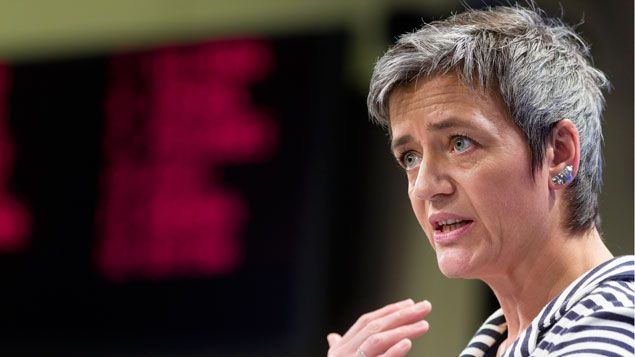 &nbsp; (La commissaire européenne à la Concurrence Margrethe Vestager ne voit pas l'accusation contre Gazprom comme "une affaire politique". © MaxPPP)